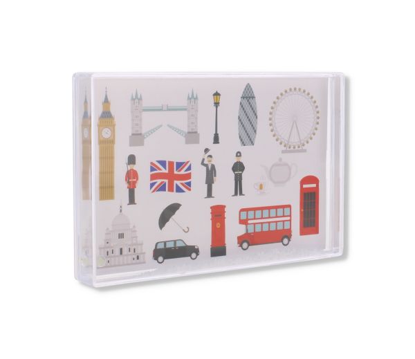 PHOTO FRAME OBLONG LONDON SIGHTS IN WATER