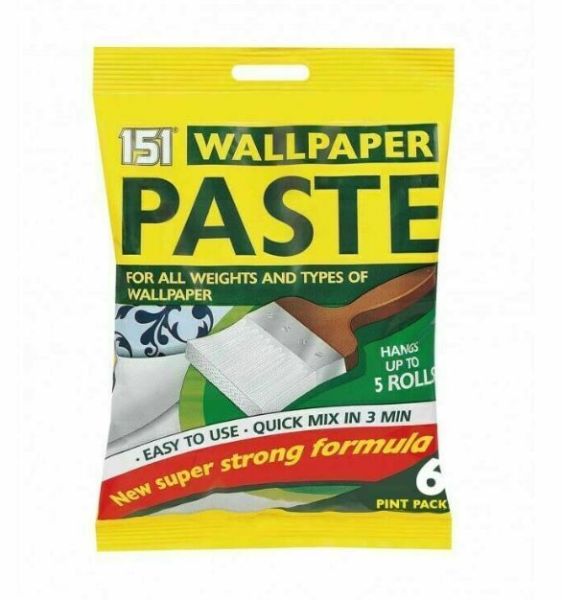 WALLPAPER PASTE - PACK OF 5 ROLLS 