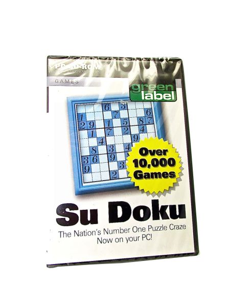 SU DOKU PC CD ROM OVER 10000 GAMES