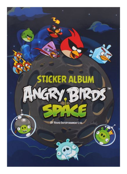 ANGRY BIRDS SPACE STICKER BOOK SPANISH