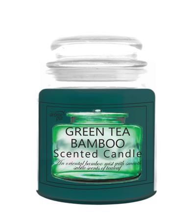 GREEN TEA BAMBOO SCENTED CANDLE 425G