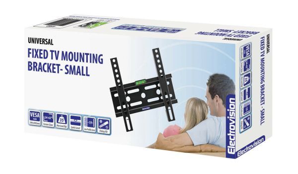 Electrovision Small Universal Fixed TV Mounting Bracket - 24"-42"