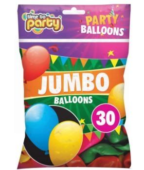 Jumbo Balloons - Pack of 30