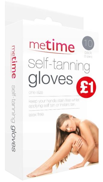 Self Tanning Latex Glove - Pack Of 10 - 5 Pairs - Price Marked £1