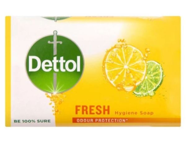 Dettol Fresh Anti-Bacterial Hygiene Bar Of Soap - Dermatologically Tested - 175G - Exp: 08/22
