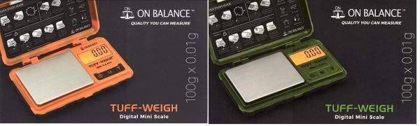 On Balance Tuff-Weigh Digital Mini Scale - 100Gm - 0.01Gm