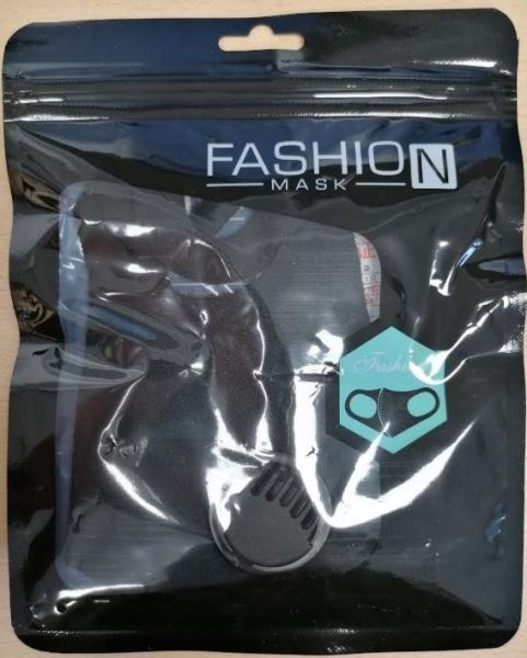 Fashion Face Mask - Washable & Reusable - Adult - Black