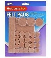 Secure Fix Felt Pads - Pack of 30