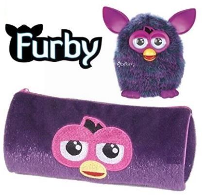 Furby Plush Zipper Pencil Case - 19 x 8cm