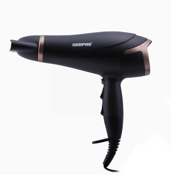 Geepas Hair Dryer - Black - 2200W