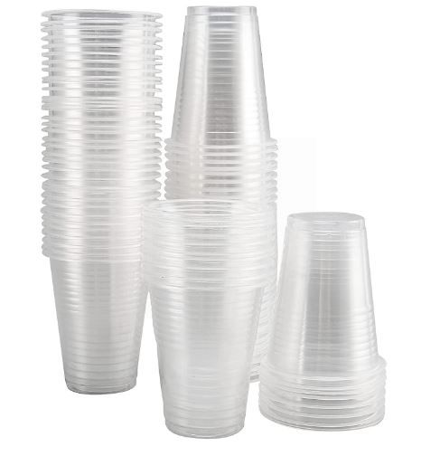 15PK 568ML PLASTIC PINT TUMBLERS CLEER 