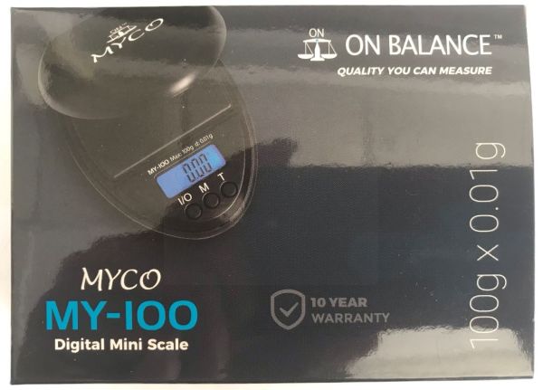 On Balance Myco My-600 Scale - 100 Grams - 0.01 Grams