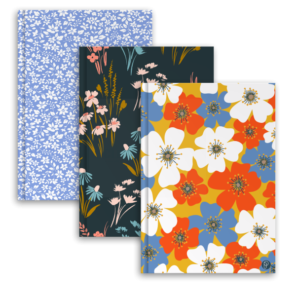 FLORAL A4 HARDBACK NOTEBOOK