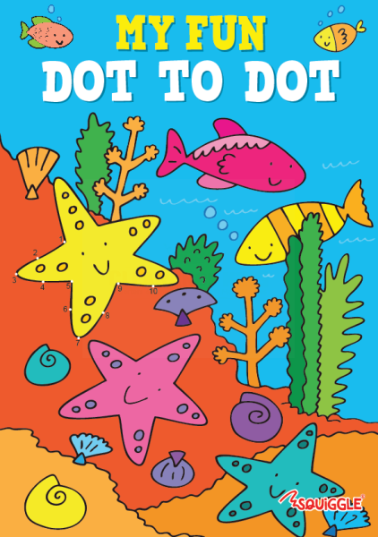 6PK MY FUN DOT TO DOT 1 & 2 COLOURING/ACTIVITY BOOK - 0% VAT