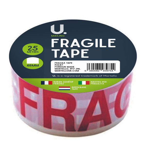 FRAGILE TAPE - 48MM X 25M 