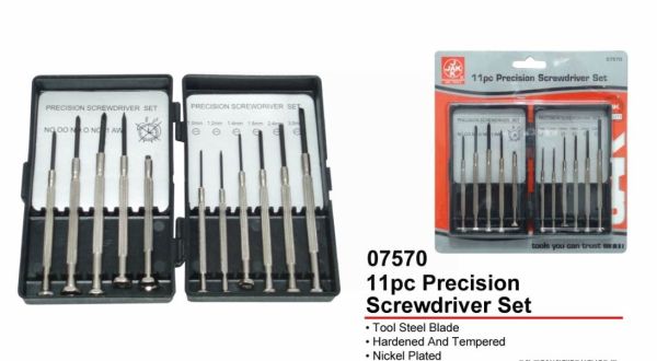 Precision Screwdriver Set - 11 Piece