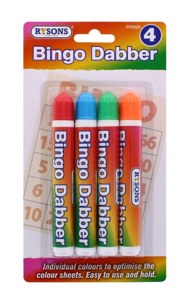 RYSONS BINGO DABBERS 4 PC 