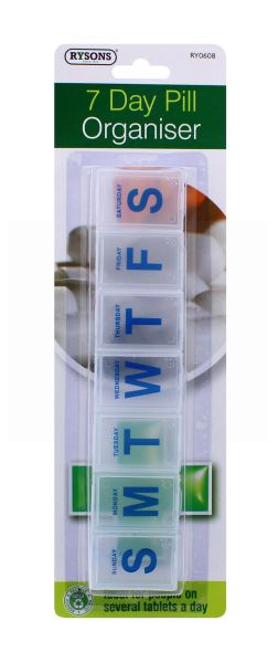 HEALTH & BEAUTY 7 DAY PILL ORGANISER