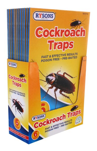 RYSONS COCKROACH TRAPS 6 PC