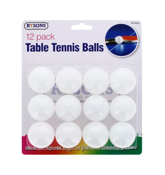 TABLE TENNIS BALLS 12 PACK