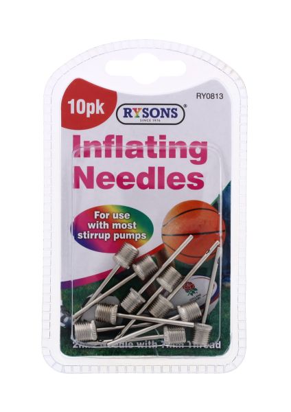 RYSONS INFLATING NEEDLES 10 PACK