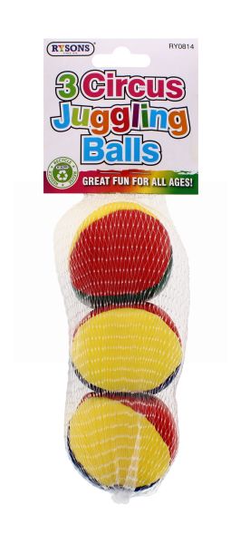 RYSONS CIRCUS JUGGLING BALLS 3 PC