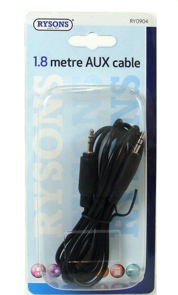 RYSONS 1.8M AUX CABLE