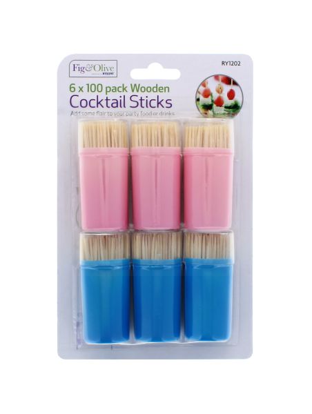 COCKTAIL STICKS 6 X 100 PACK