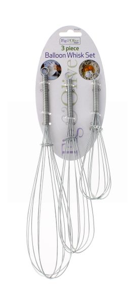 FIG & OLIVE BALLOON WHISK SET 3 PCS