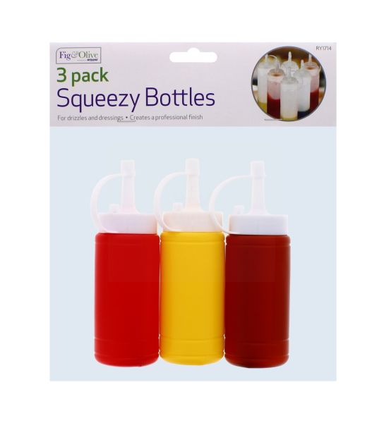 FIG & OLIVE SQUEEZY BOTTLES 3 PACK 