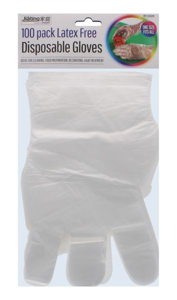 JIATING 100PK DISPOSABLE GLOVES