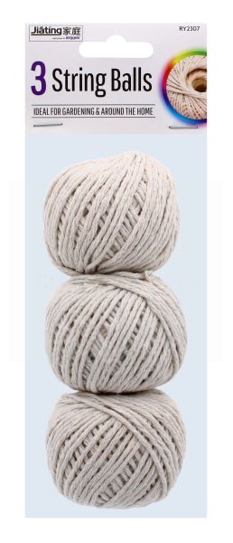 JIATING COTTON STRING BALLS 3 PACK