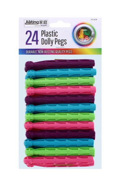 JIATING 20 PLASTIC DOLLY PEGS