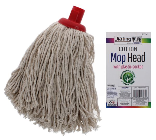 JIATING COTTON MOP HEAD WITH PLASTIC SOCKET