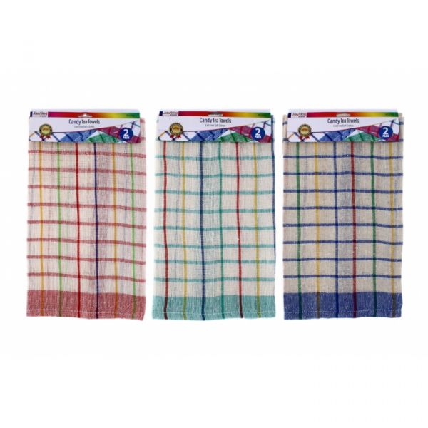 CANDY TEA TOWELS - PACK OF 2