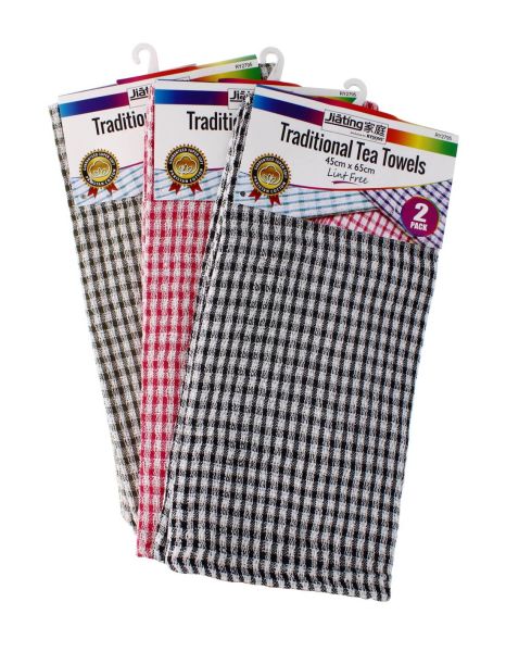 JAITING HEAVY WONDER TRADITIONAL TEA TOWEL 2 PACK