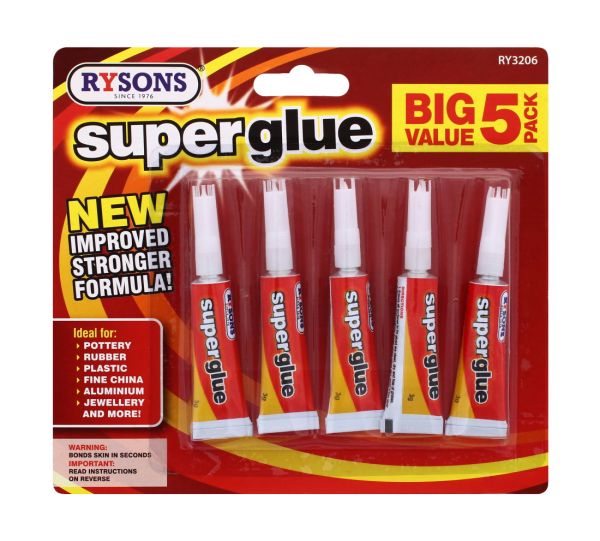 RYSONS SUPER GLUE 5 PC