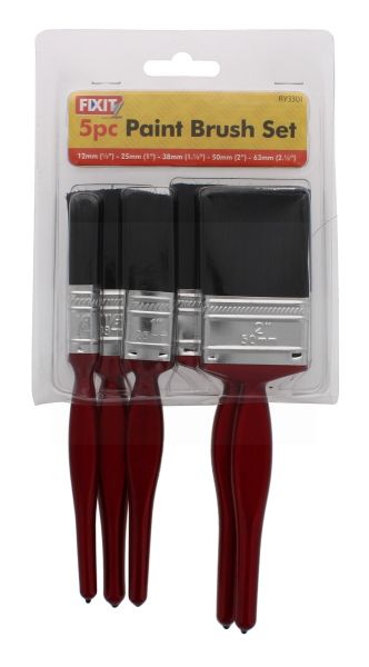 5 PC DELUXE PAINT BRUSH SET