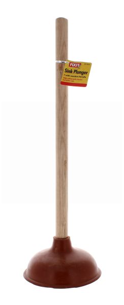 PLUNGER WITH WOODEN HANDLE