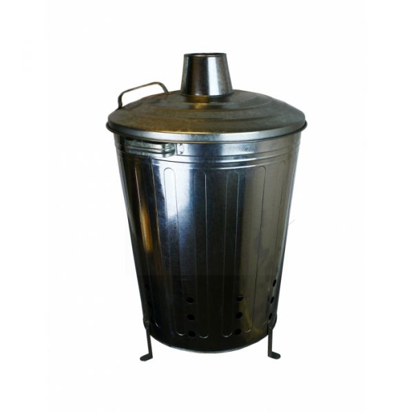 GALVANISED MIDI INCINERATOR - 45L 