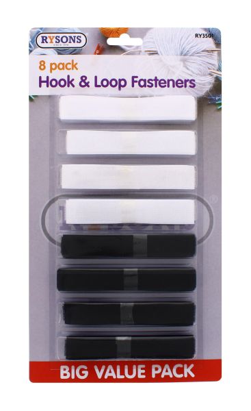 RYSONS HOOK AND LOOP FASTENERS 8 PACK