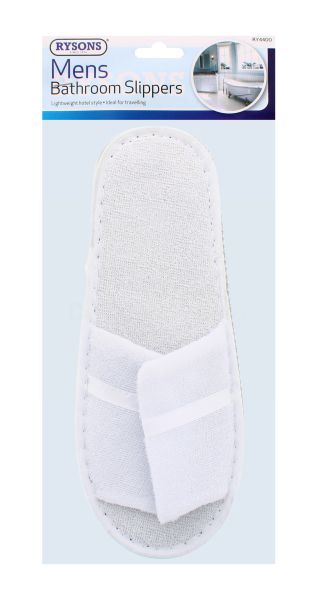 RYSONS MENS BATHROOM SLIPPERS