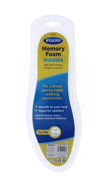 RYSONS MEMORY FOAM INSOLES