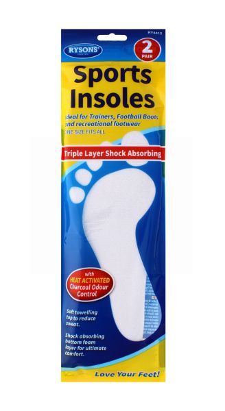 RYSON 2 PAIRS SPORT INSOLES