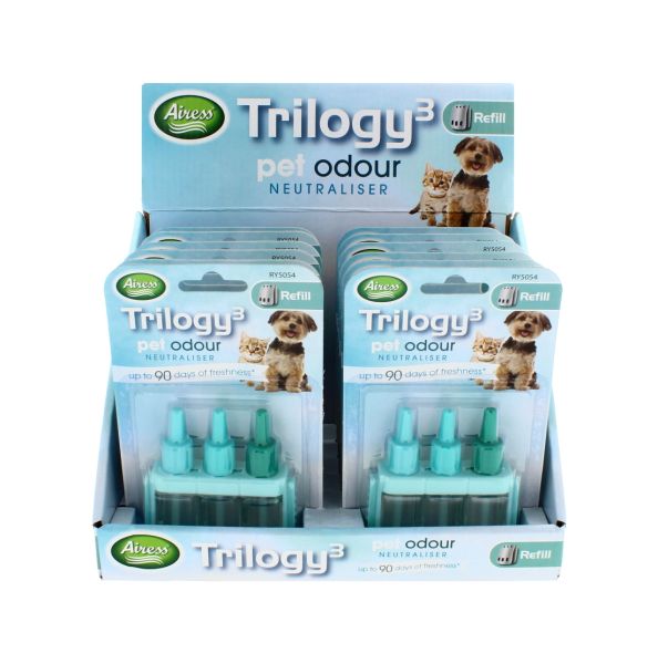 AIRESS TRILOGY 3 PET ODOUR NEUTRALISER REFILL