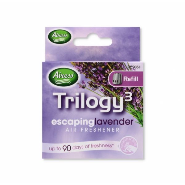 TRILOGY 3 ESCAPING LAVENDER AIR FRESHENER REFILL IN BOX 