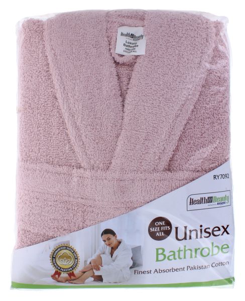 HEALTH & BEAUTY COTTON BATHROBE UNISEX LILAC