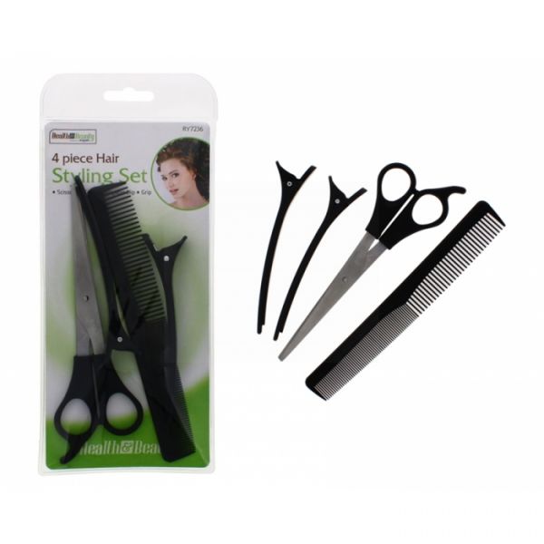 HAIR STYLING SET - PACK OF 4