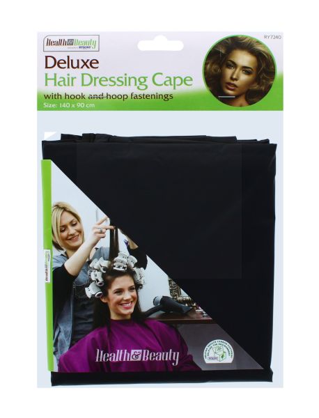 HEALTH & BEAUTY DELUXE SALON HAIR DRESSING CAPE