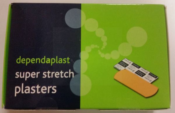 Reliance Mutual Sterile Dependaplast Super Stretch Plasters - Assorted - Box Of 100 - EXP: 11/20